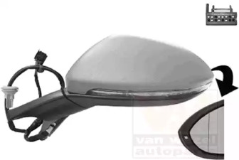 VAN WEZEL 5766807 -  Наружное зеркало